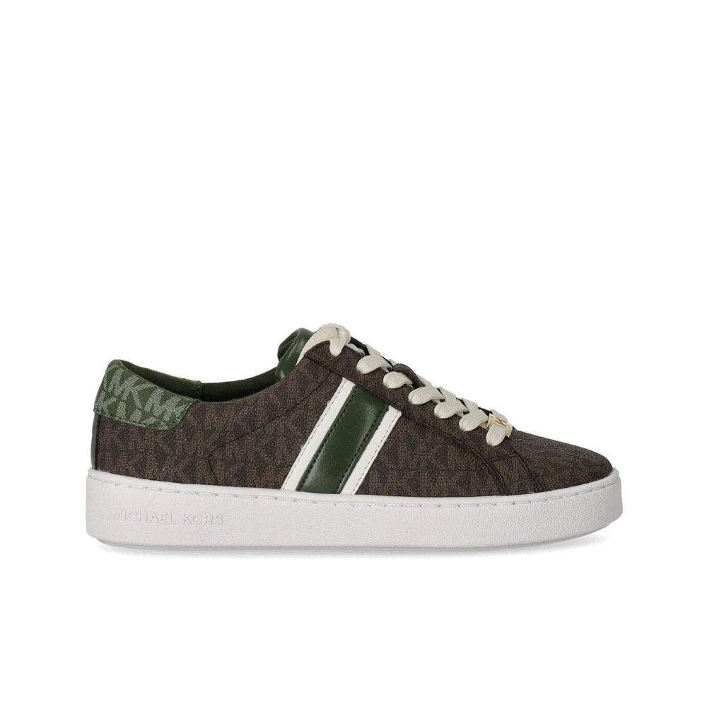 Michael Kors Irving Monogram Sneaker Dames Schoenen Bruin