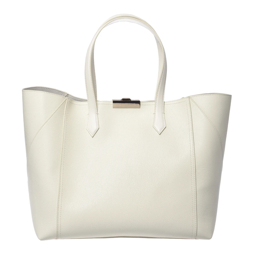 Baldinini Women's White Shopping Bags, One Size, Tote Bag