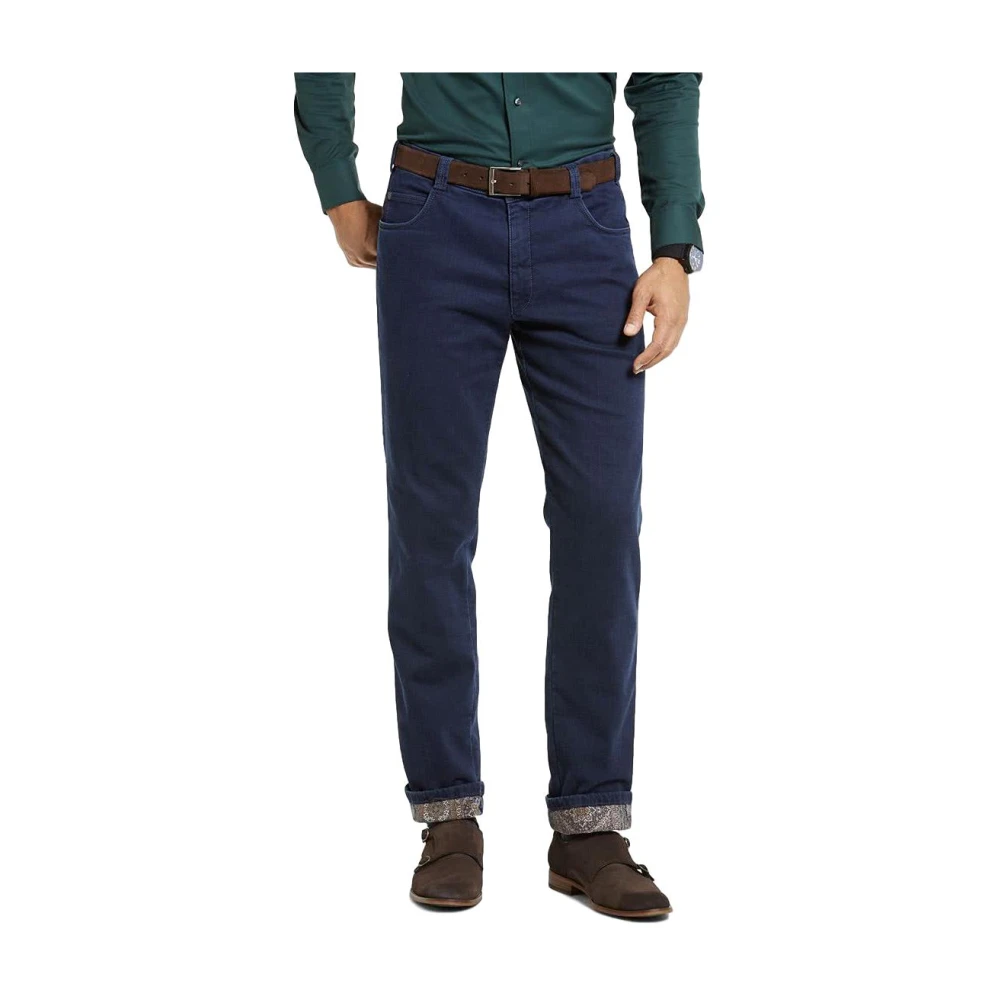 Meyer Men's Blue Diego Chino - Chinos - W30 - Trousers