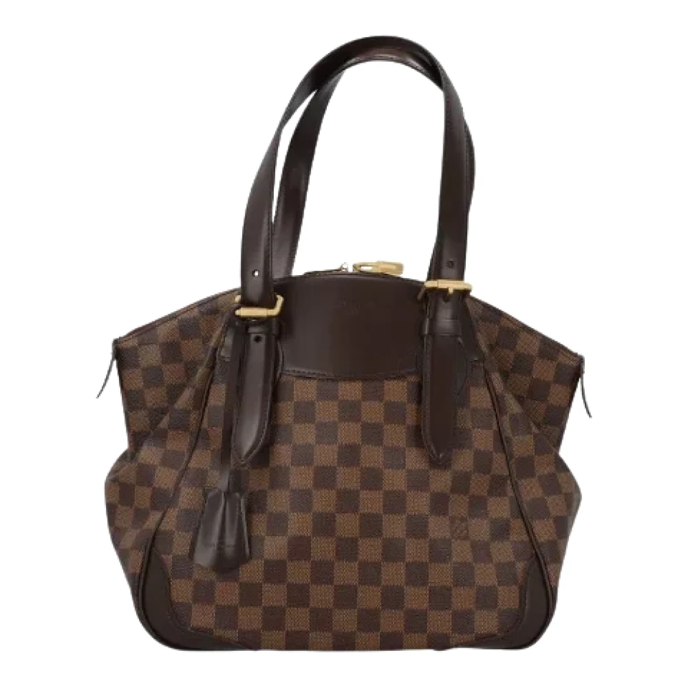 Louis Vuitton Vintage Pre-owned Leather shoulder-bags Brown Dames