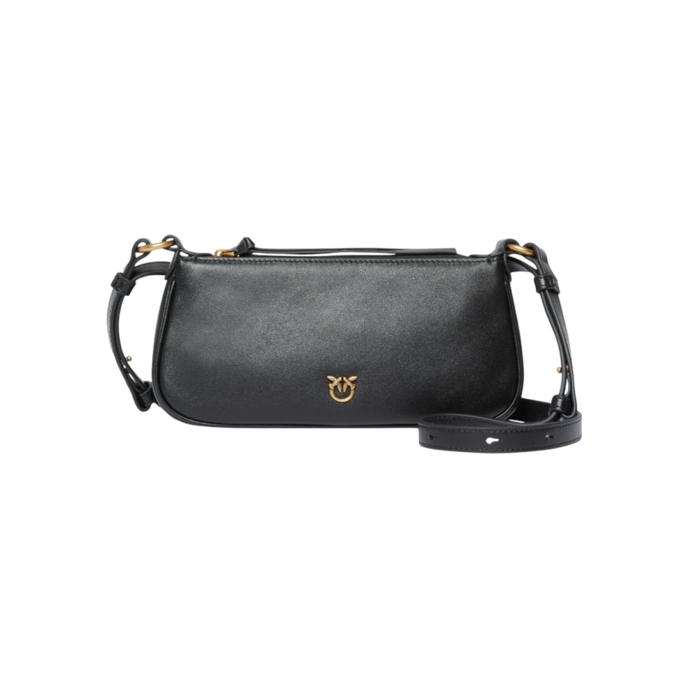 Pinko Black Mini Half Moon - Female - Cross Body Bags - One Size - Bags