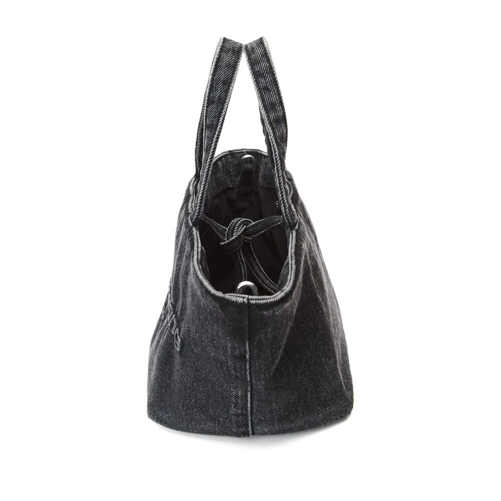 alexander wang Donkergrijze Denim Tote Tas Gray Dames