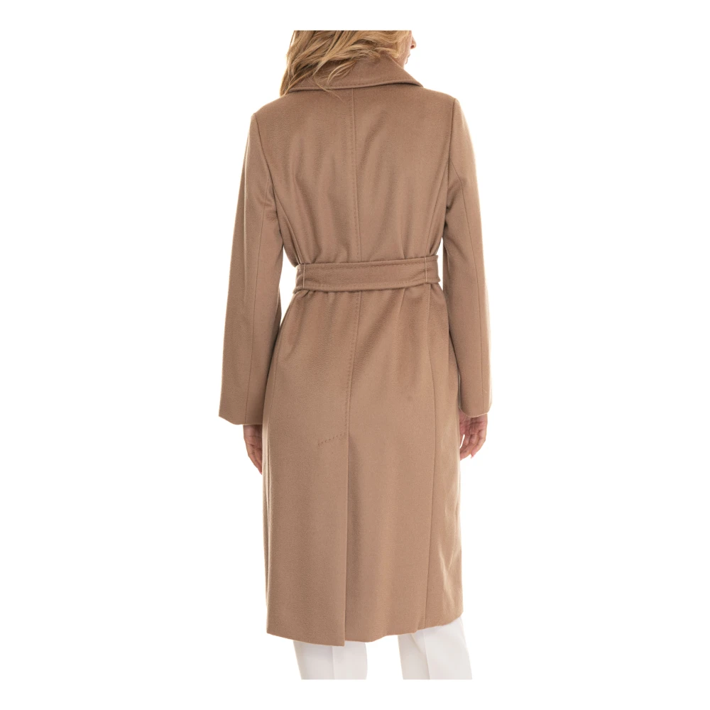 Max Mara Studio Stijlvolle Winterjas voor Vrouwen Brown Dames