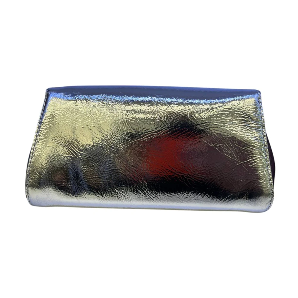 Orciani Stijlvolle Leren Crossbody Tas Gossip Gray Dames