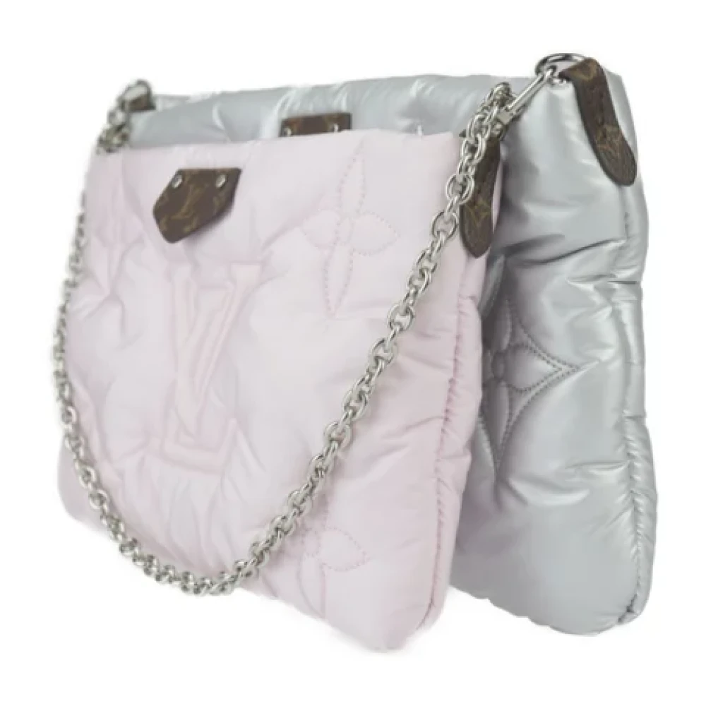 Louis Vuitton Vintage Pre-owned Nylon clutches Pink Dames