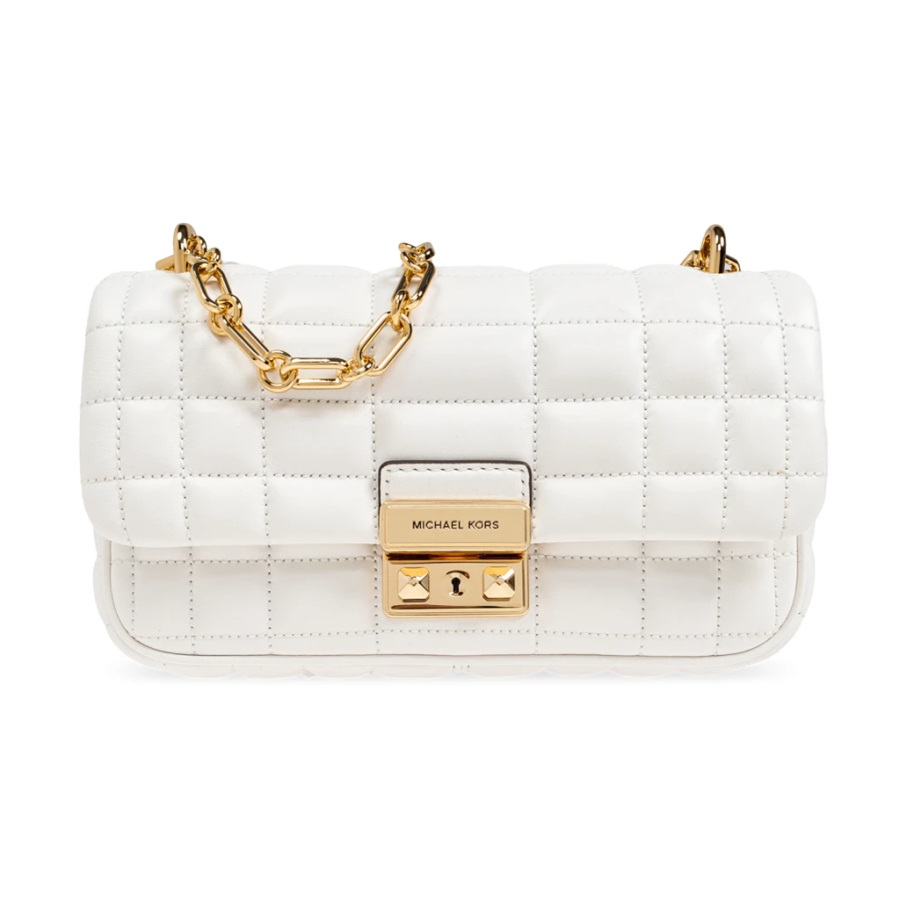 Michael Kors Schoudertas Tribeca White Dames