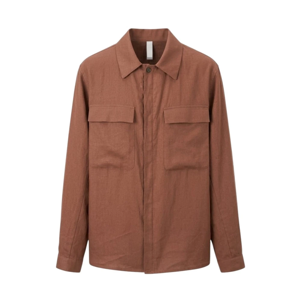 Hevo Brown Casual Shirts, Male, M, Specchiolla