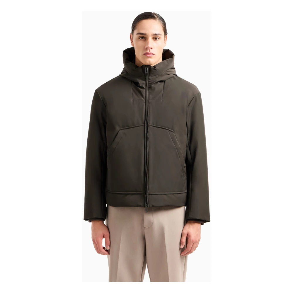 Emporio Armani Stijlvolle Winterjassen voor jou Brown Heren