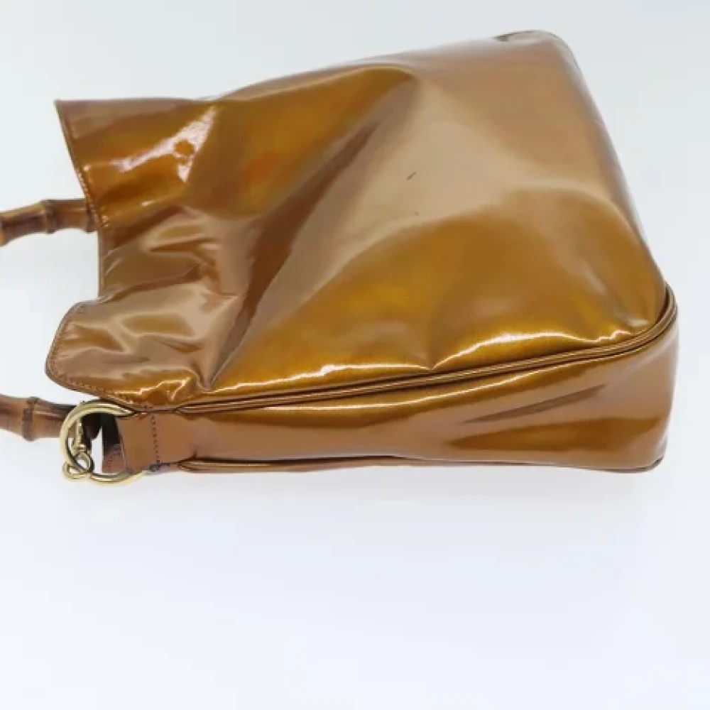 Gucci Vintage Pre-owned Fabric gucci-bags Brown Dames