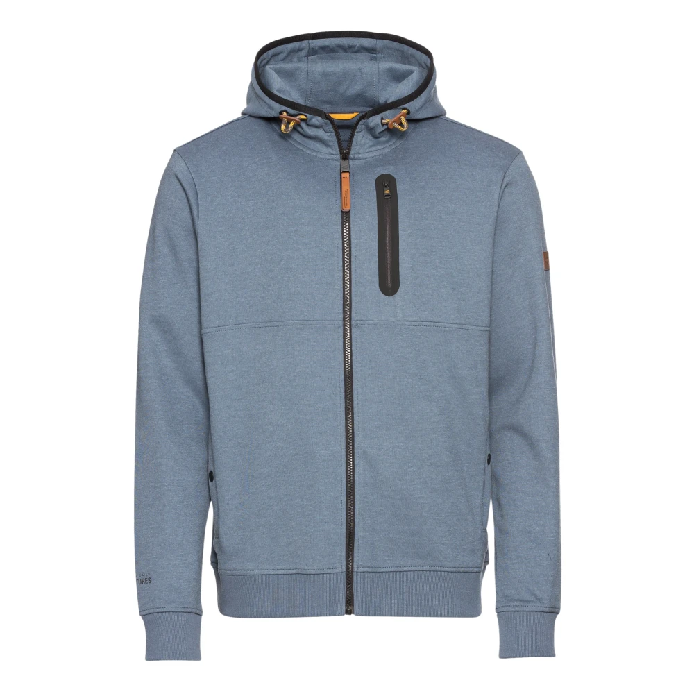 Camel active Denim Blue Sweatjacket Blue Heren