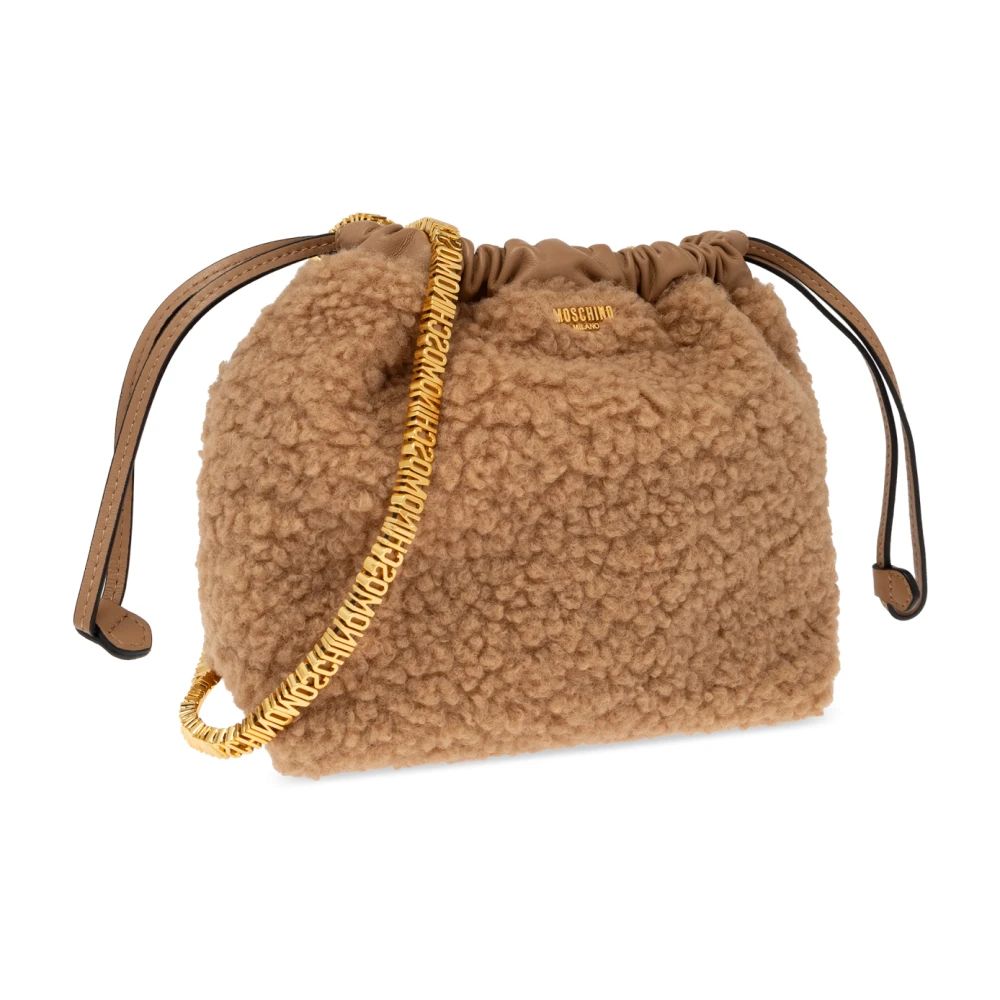 Moschino Schoudertas Brown Dames