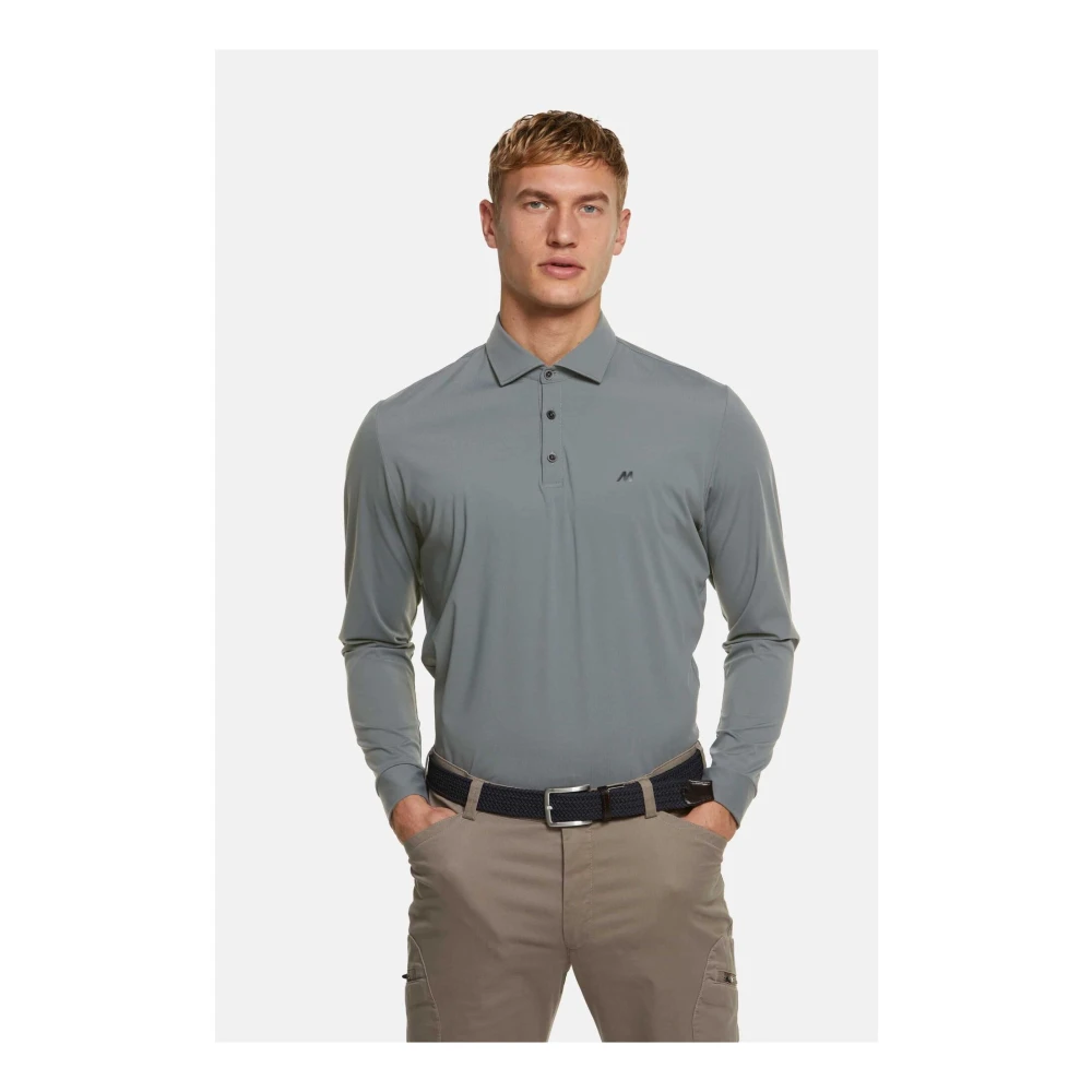 Meyer Bryson Polo Shirt Gray Heren