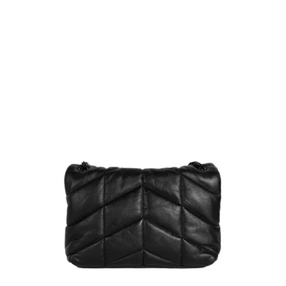Yves Saint Laurent Vintage Pre-owned Leather crossbody-bags Black Dames