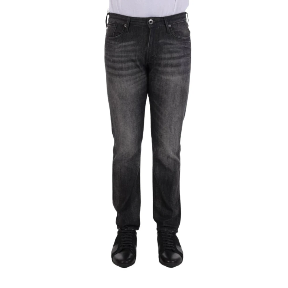 Emporio Armani Men's Gray J06 Slim-Fit Jeans - Slim Fit Jeans - W31 - Jeans