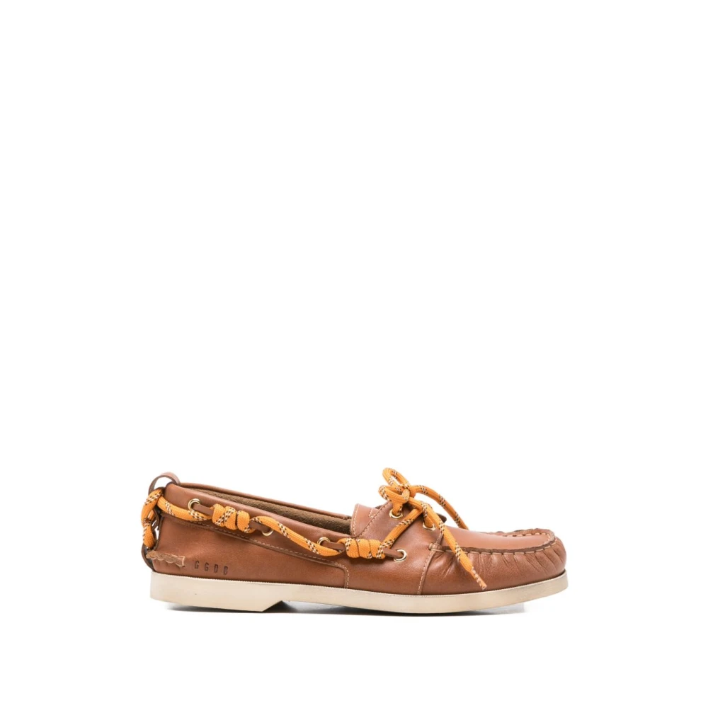Golden Goose Women's Brown Cruise Moccasin - Boat Shoes - 8 Uk - Shoes