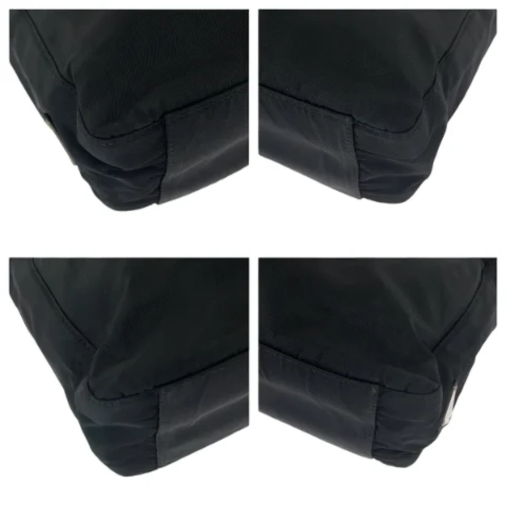 Prada Vintage Pre-owned Canvas totes Black Dames