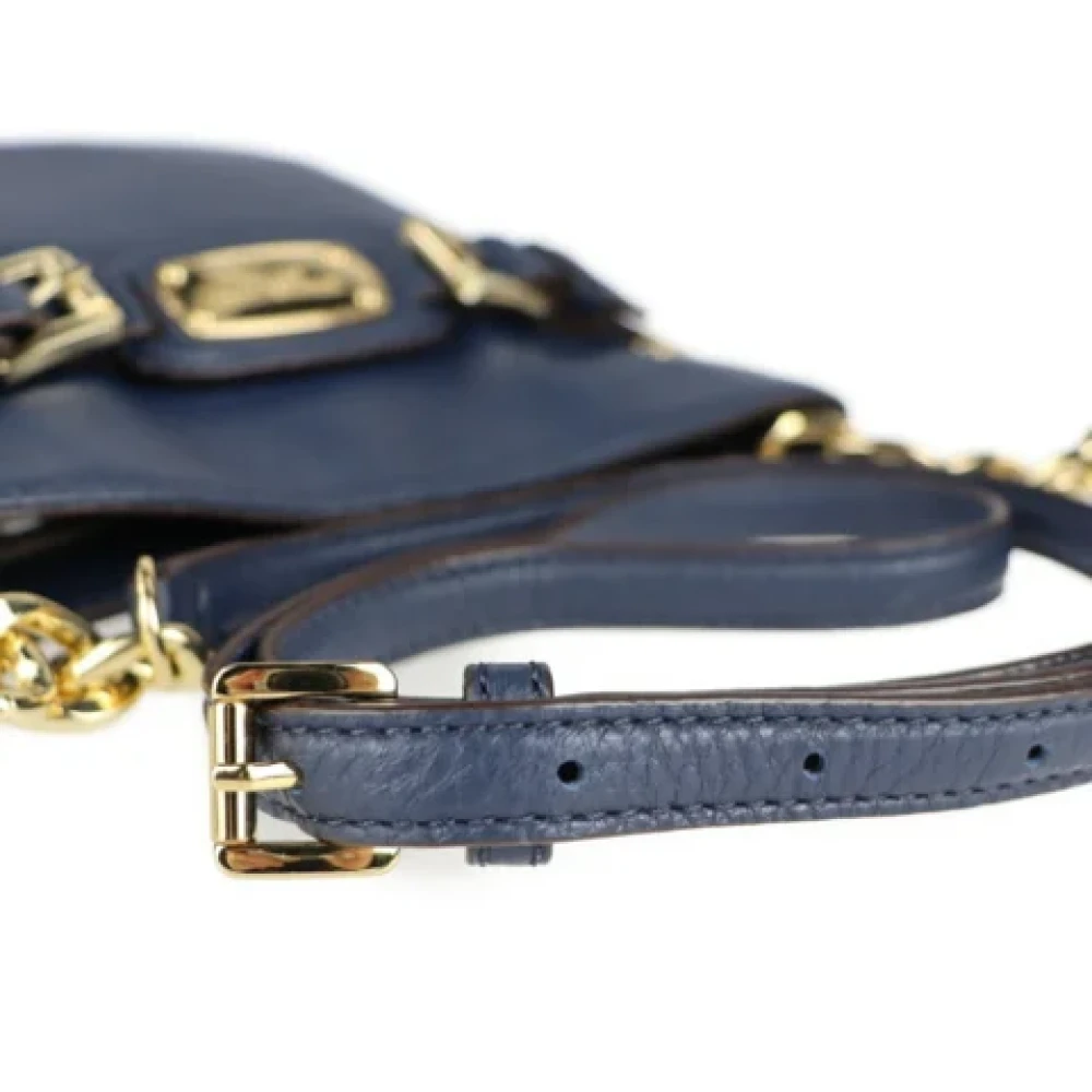 Michael Kors Pre-owned Fabric shoulder-bags Blue Dames