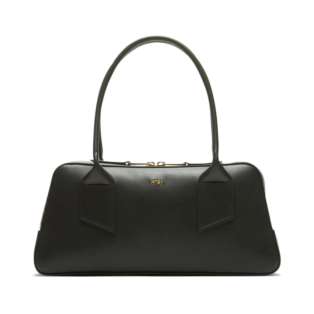 N21 Stijlvolle Schoudertas Black Dames