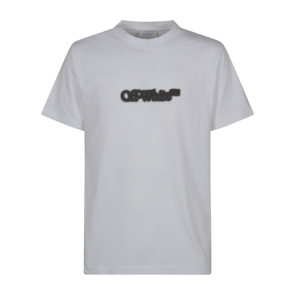 Off White Witte Pijl Slim Tee Shirt White Heren