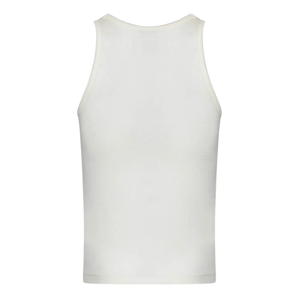 Coperni Witte Geribbelde Tanktop White Heren