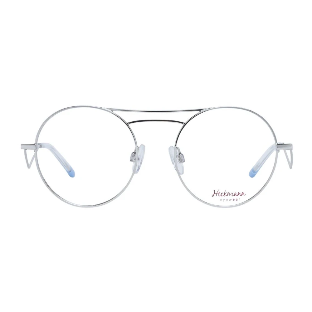 Ana Hickmann Zilveren Aviator Optische Frames met Hoes Gray Dames