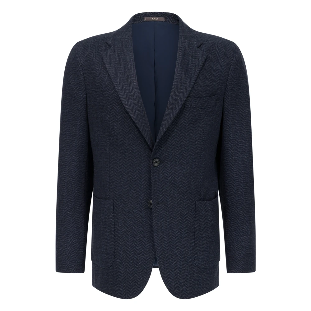 Boggi Milano Herren Blau Jacken, Sgröße: