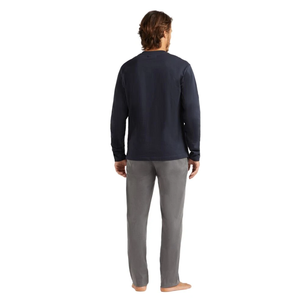 Vilebrequin Lange mouwen Turtles Surf T-shirt gemaakt van katoen voor heren Blue Heren