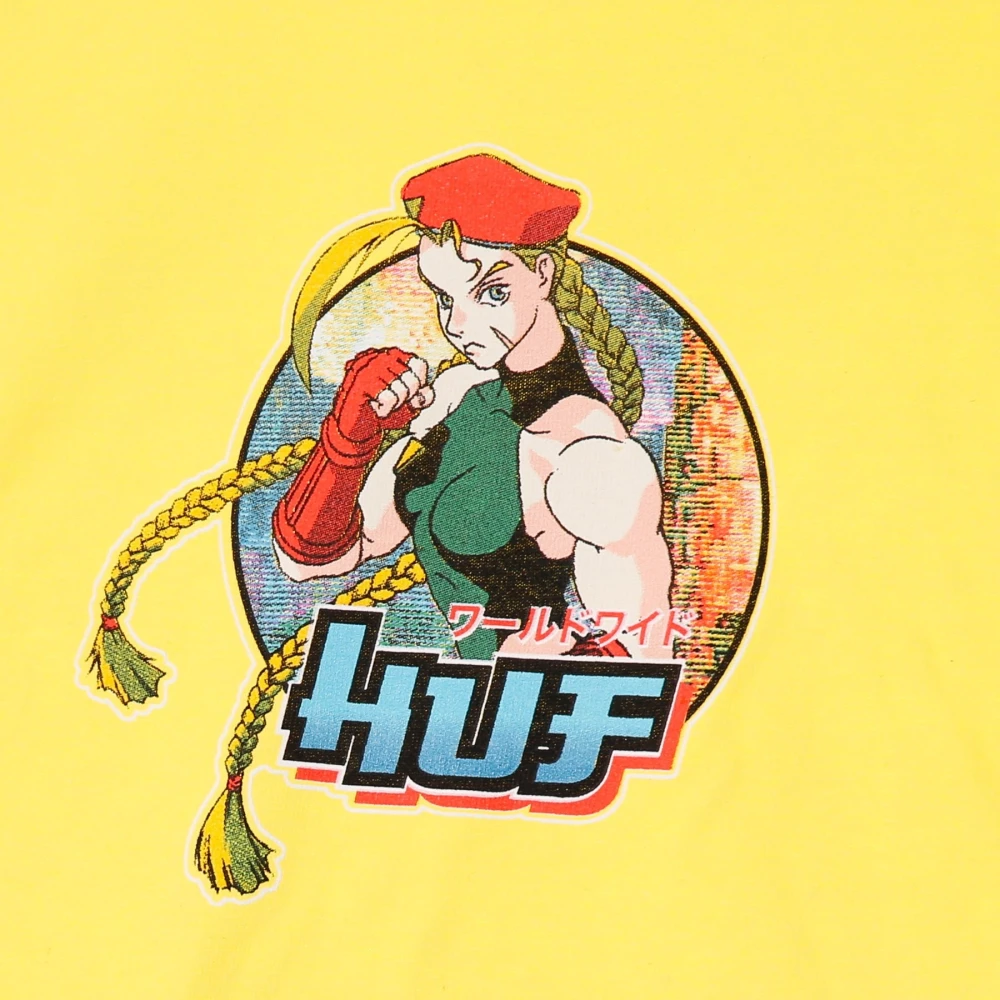 HUF Street Fighter II Gele Heren Tee Yellow Heren