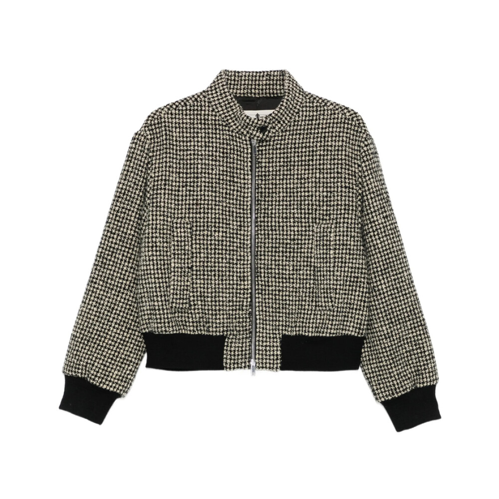 Fendi Silk Bomber Jacket With Patchwork Print Fendi Bomber