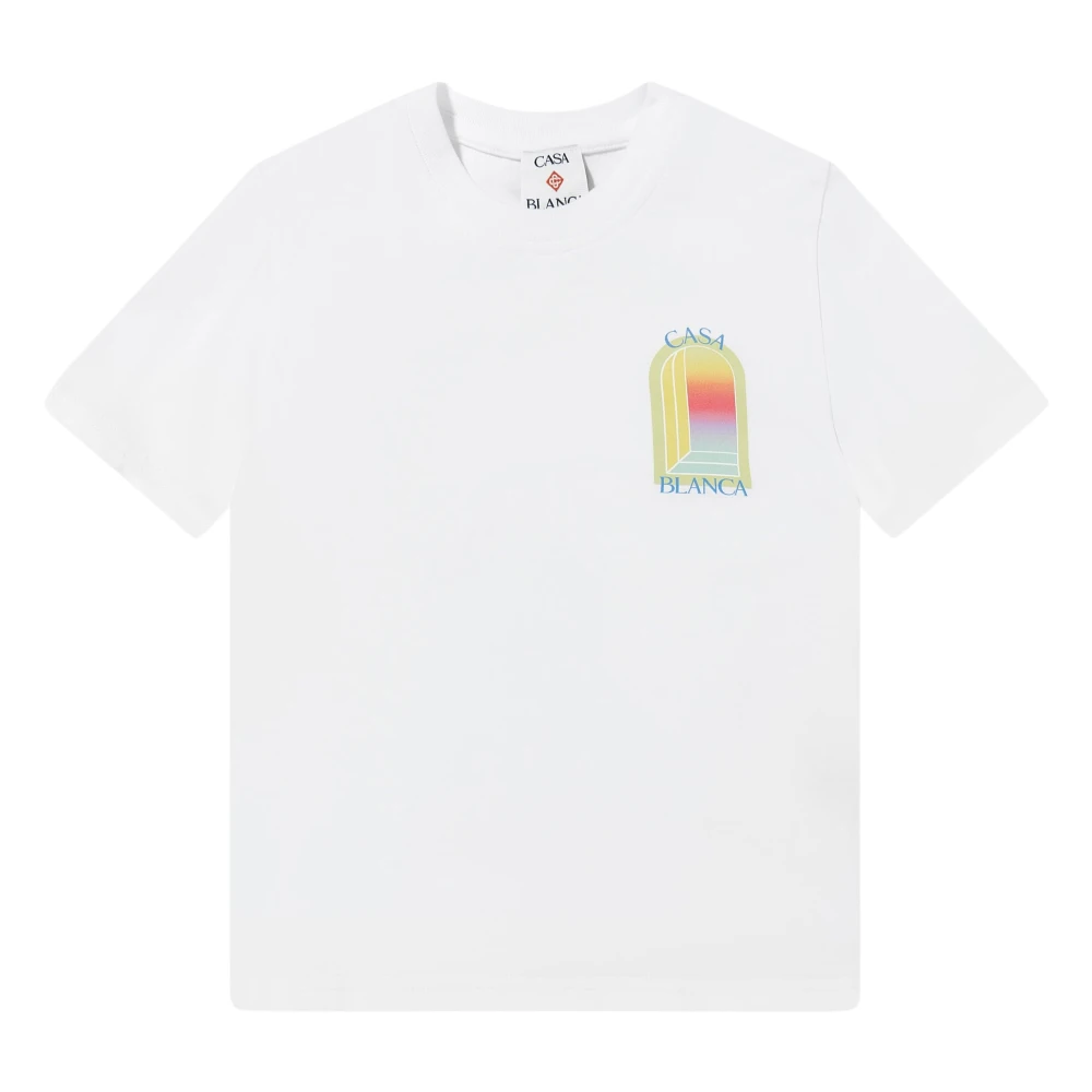 Casablanca Unisex White L'arche Classic T-Shirt