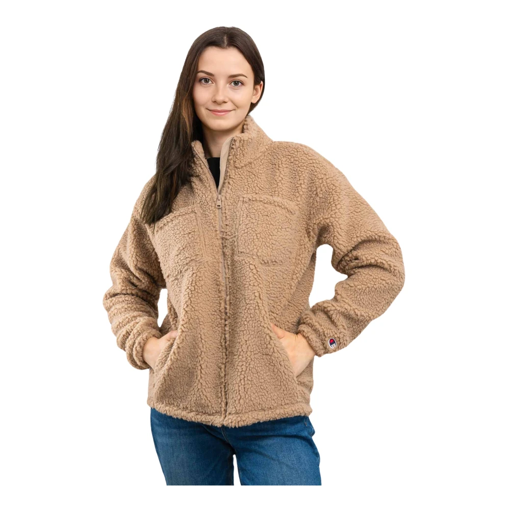 Champion Dames Fleece Pullover Brown Dames