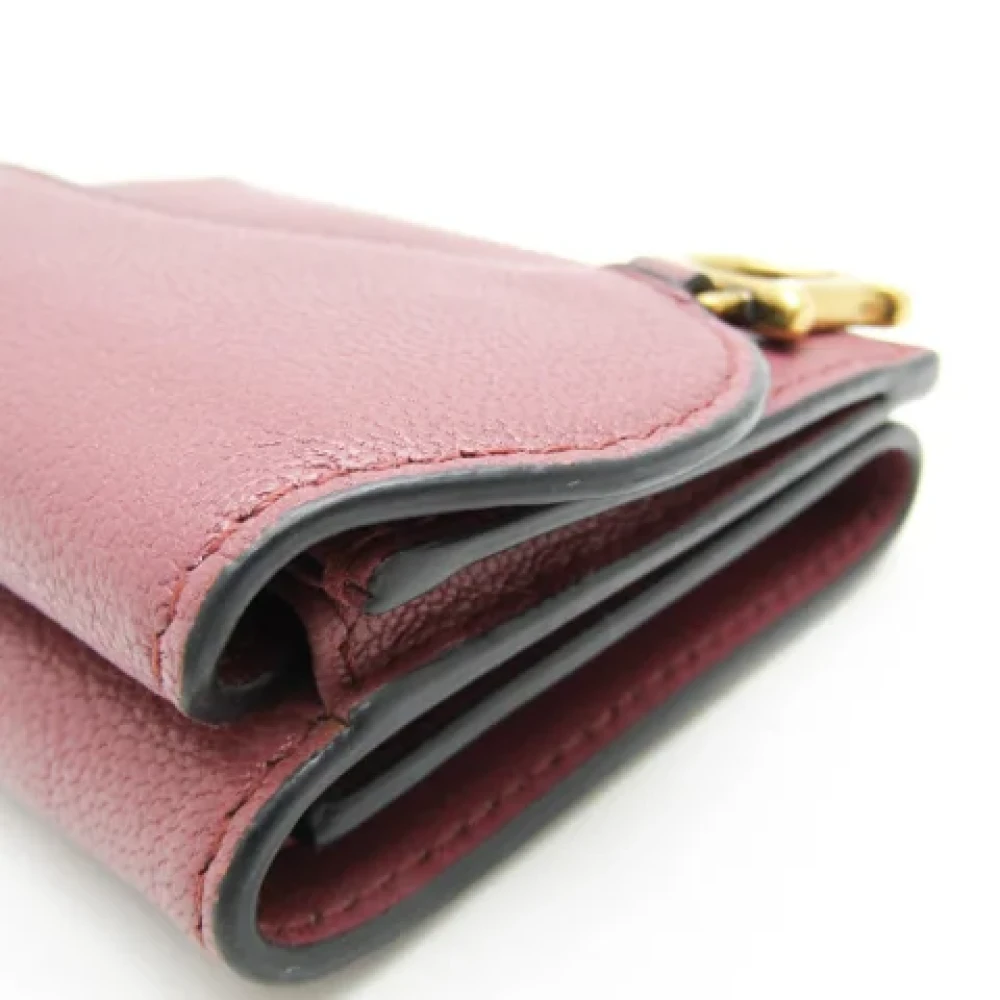 Dior Vintage Pre-owned Leather wallets Pink Dames