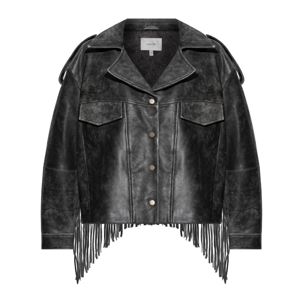 Jackets > Leather Jackets - - Gestuz - Modalova