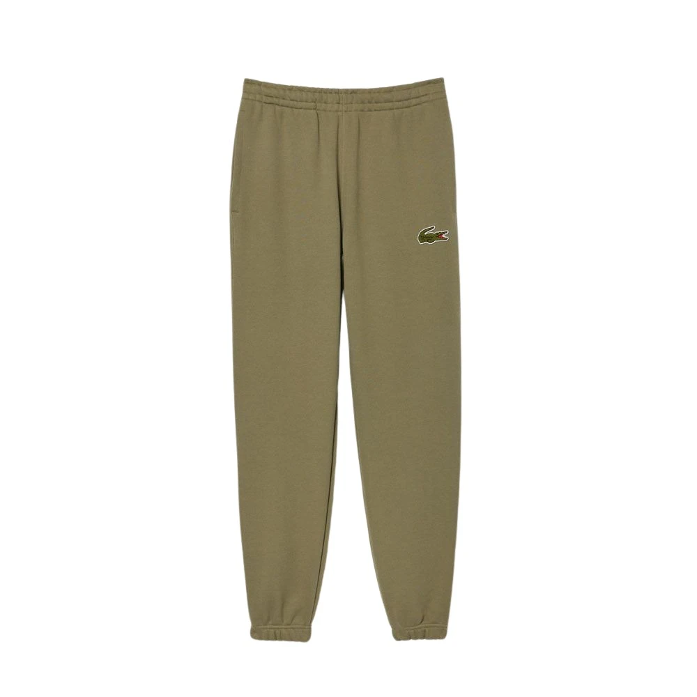 Lacoste Groene Sportieve Sweatpants Franse Chic Stijl Green Heren