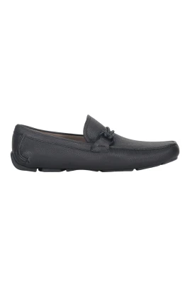 Gancini Square Toe Loafers