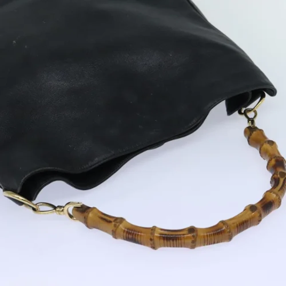 Gucci Vintage Pre-owned Leather gucci-bags Black Dames