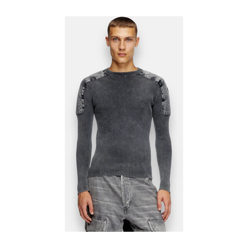 Diesel Urban Utility Gebreide Trui Gray Heren