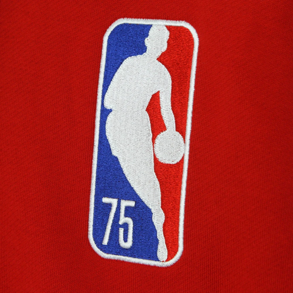 Nike NBA Fleece Zip Hoodie Brooklyn Nets Red Heren