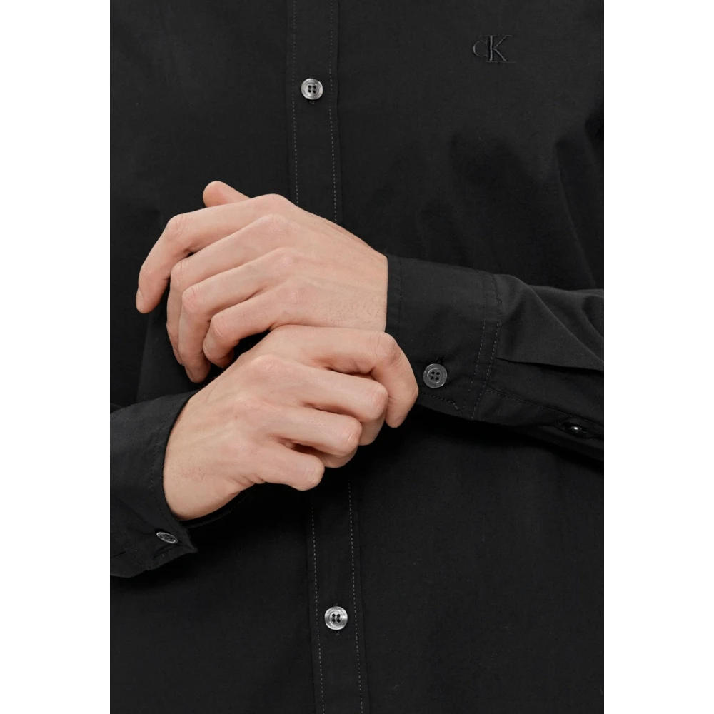 Calvin Klein Jeans Lange mouwen overhemd Black Heren