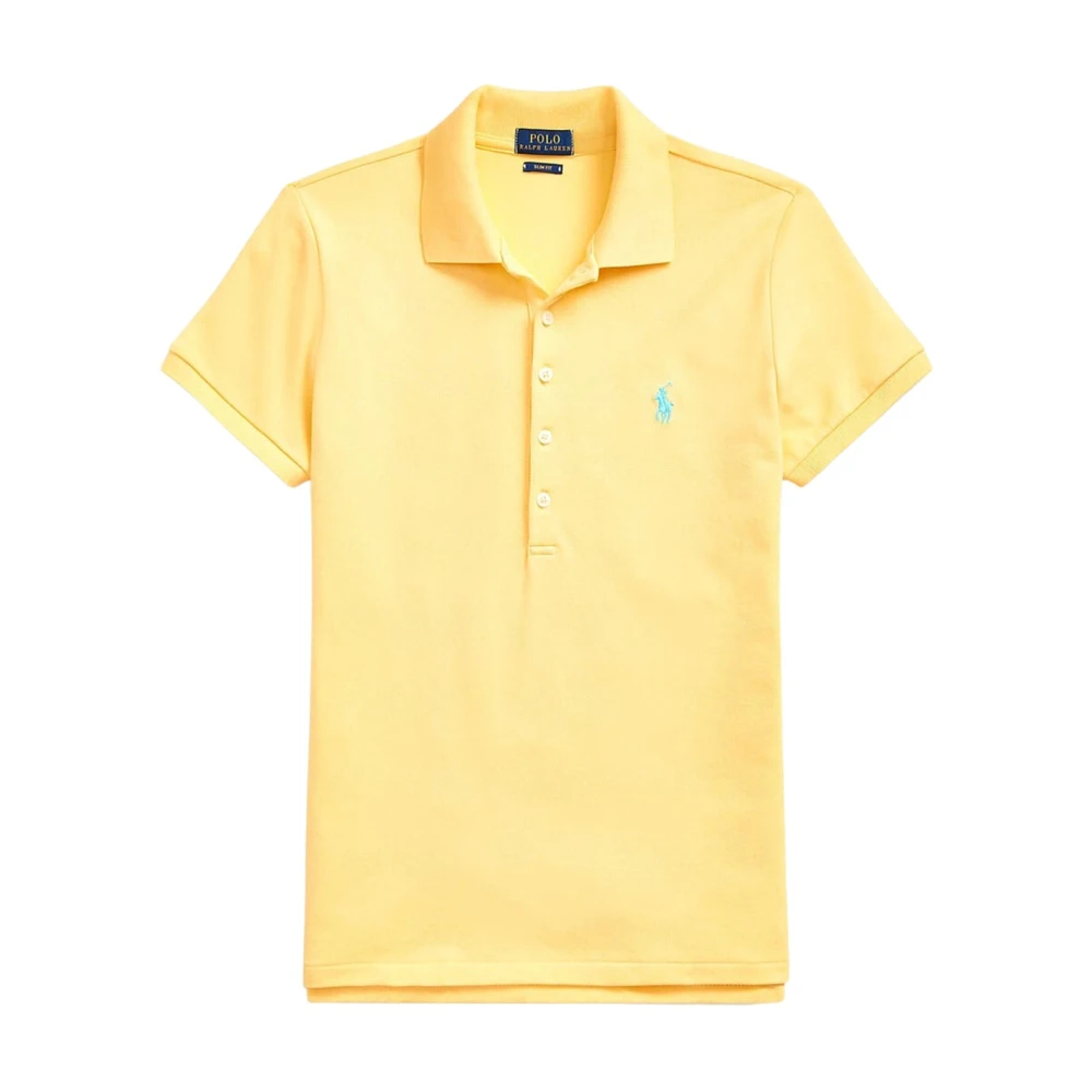 Ralph Lauren Polo Shirts Yellow Dames