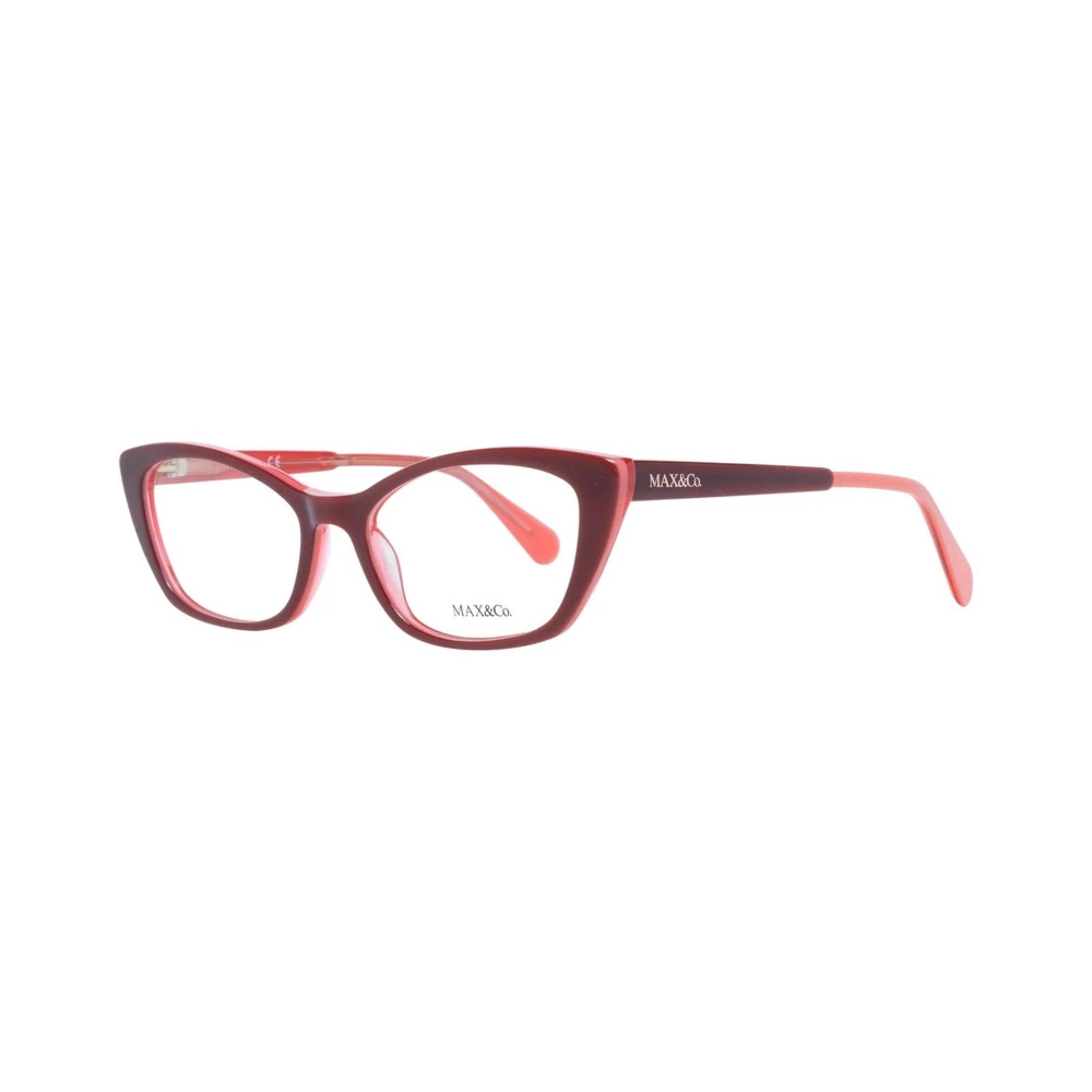 Max & Co Rode Cat Eye Optische Monturen Red Dames