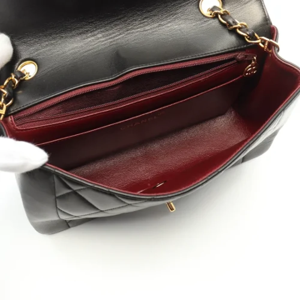 Chanel Vintage Pre-owned Leather chanel-bags Black Dames