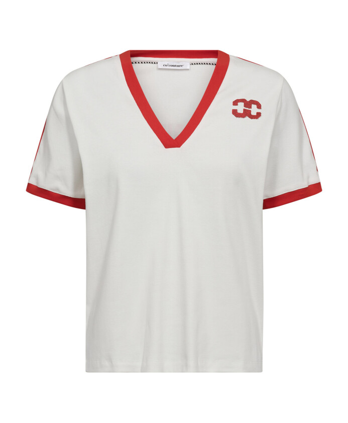 stribet-v-hals-t-shirt-offwhite-sporty