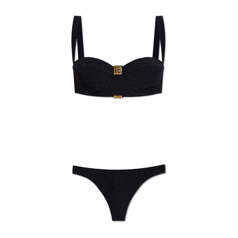 Balmain Tweedelig badpak Black Dames