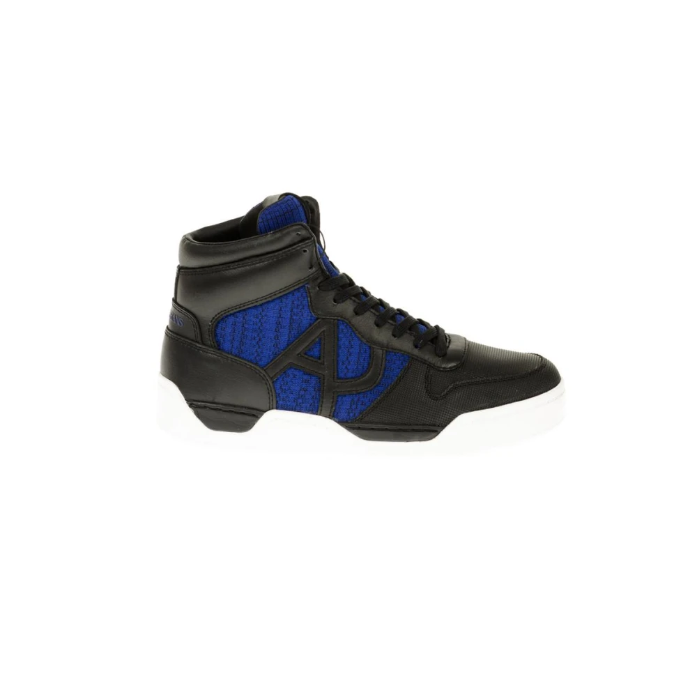 Armani Jeans Stijlvolle Zwarte en Blauwe Jeans Heren Schoenen