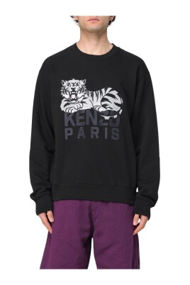 sweatshirt-graphique-noir-elegant-polyvalent