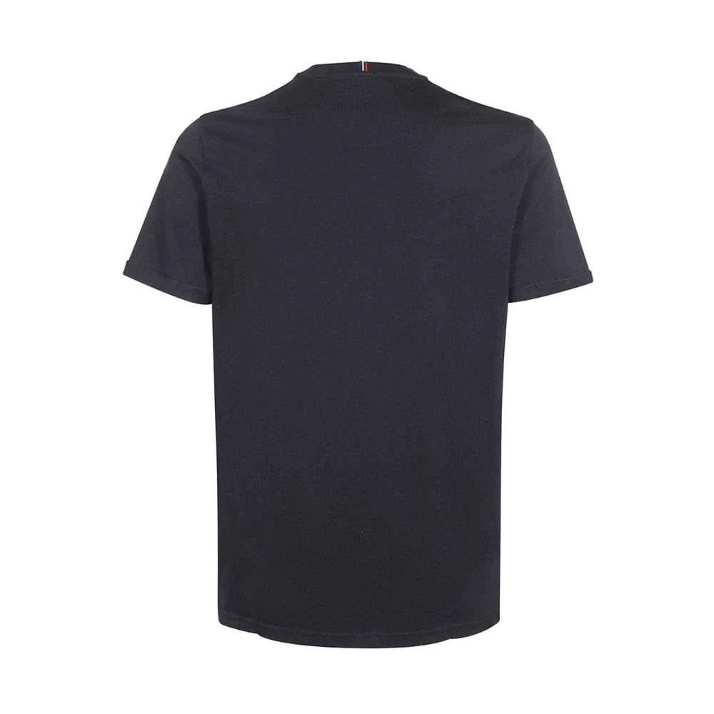 Les Deux Katoenen Crew-Neck T-Shirt Blue Heren