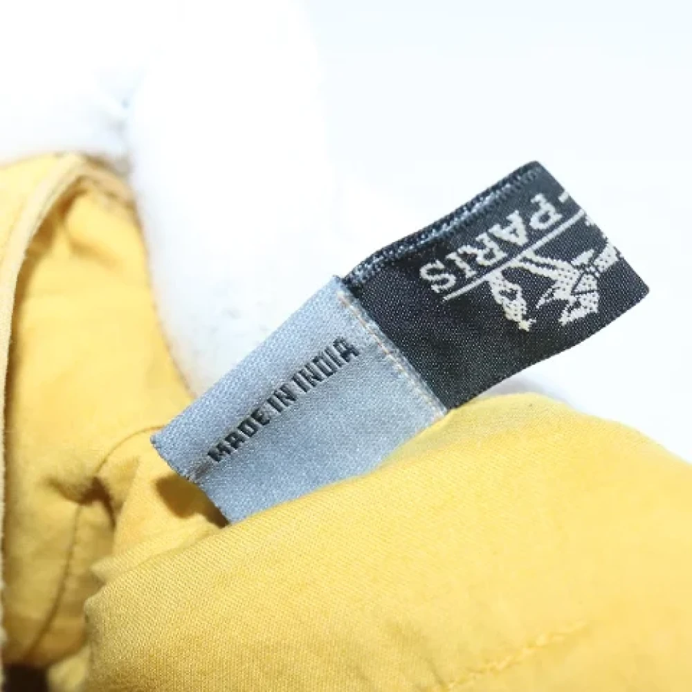 Hermès Vintage Pre-owned Cotton totes Yellow Dames