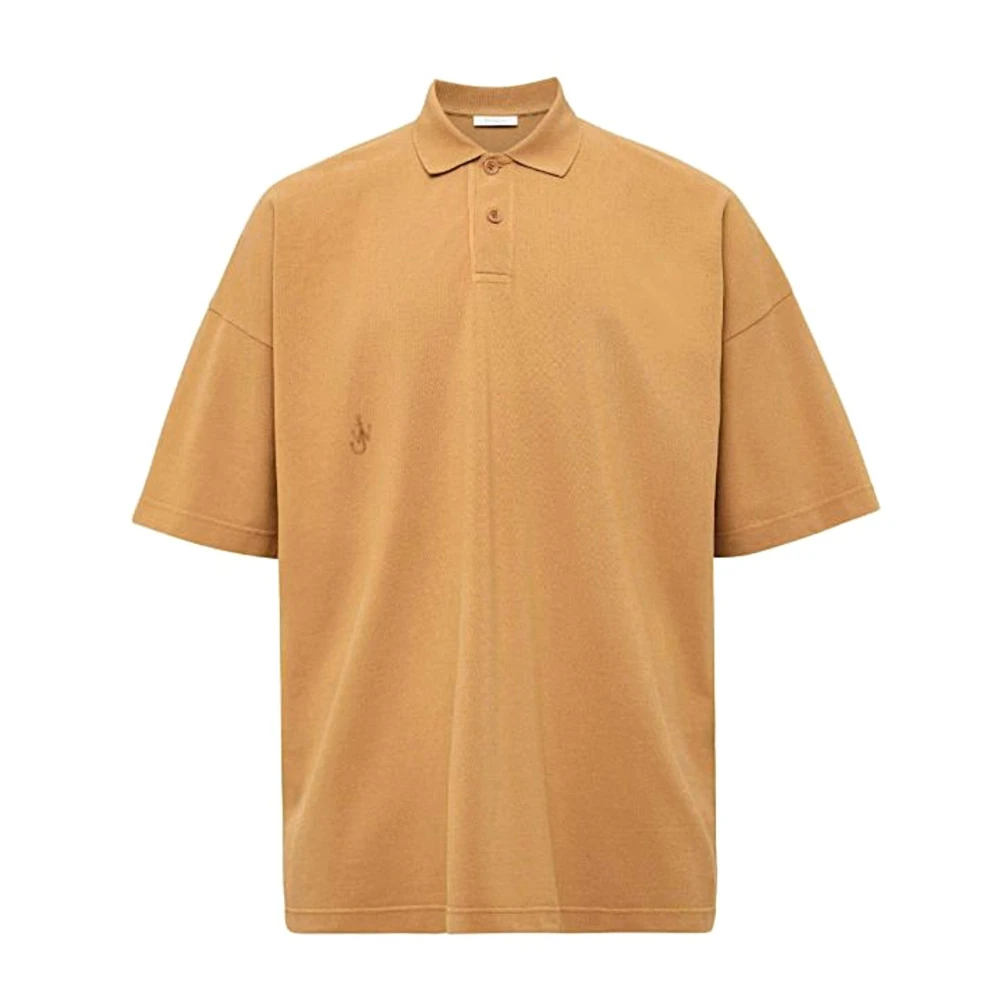 Jw Anderson Men's Brown Polo Shirts, Xl, Polo