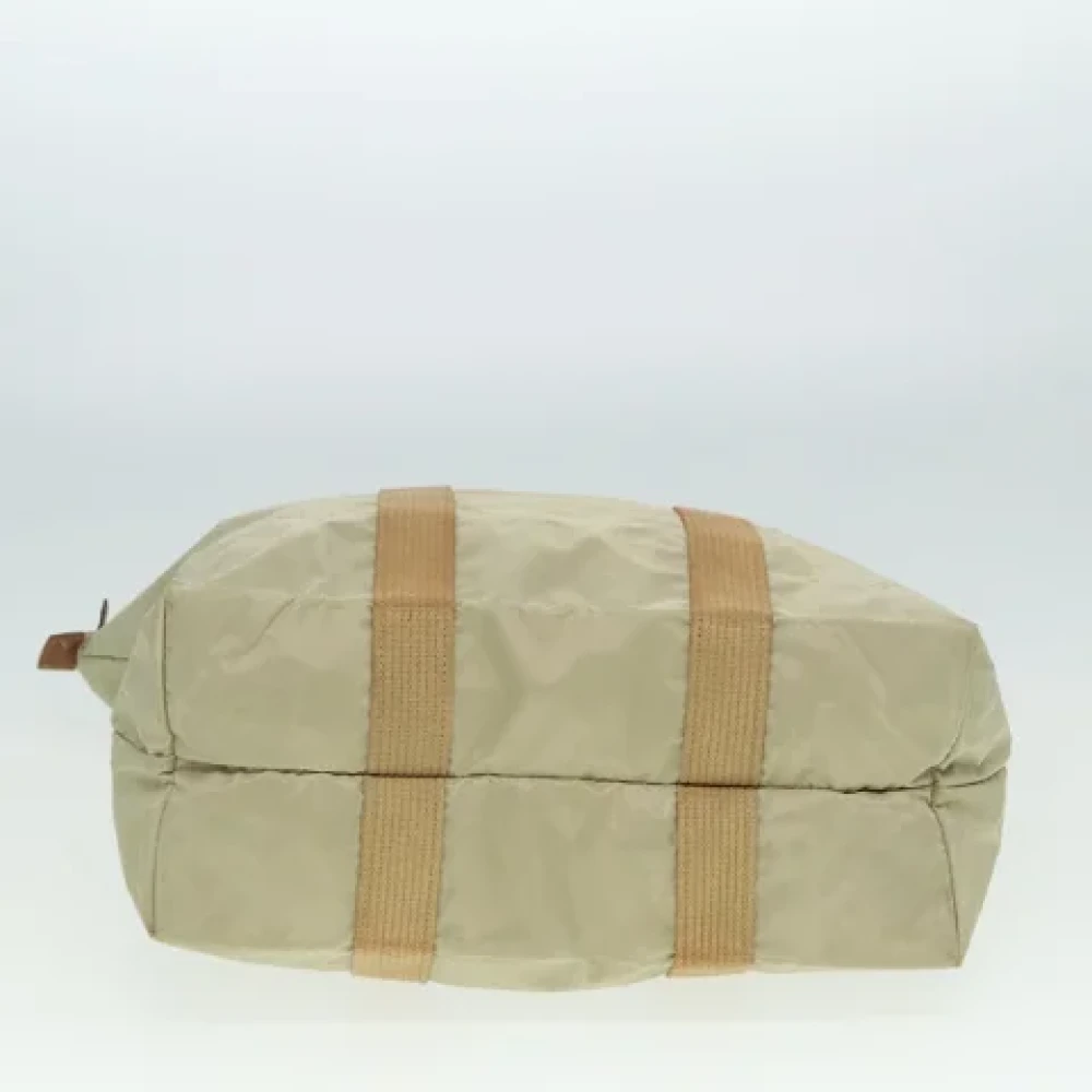 Dior Vintage Pre-owned Fabric totes Beige Dames
